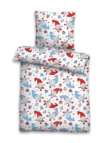 Bettwäsche biber taubenblau - biber,