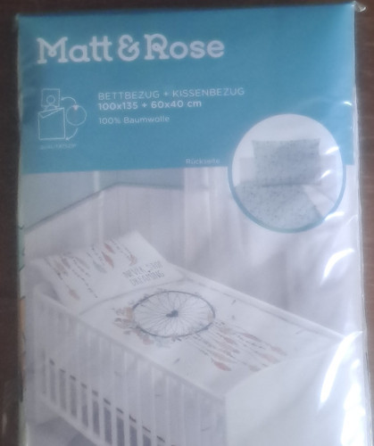 Matt rose babybett - &,