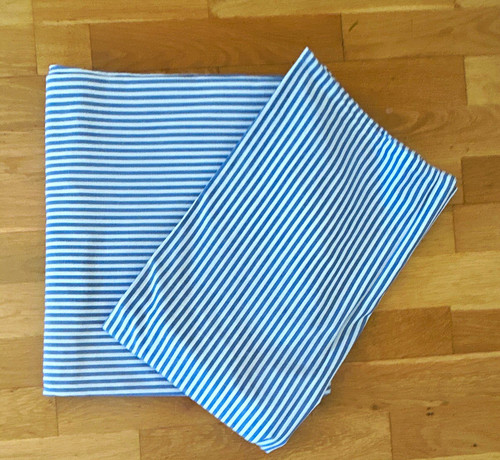 Bettwäsche set blau - bettwäsche-set, blau/weiß