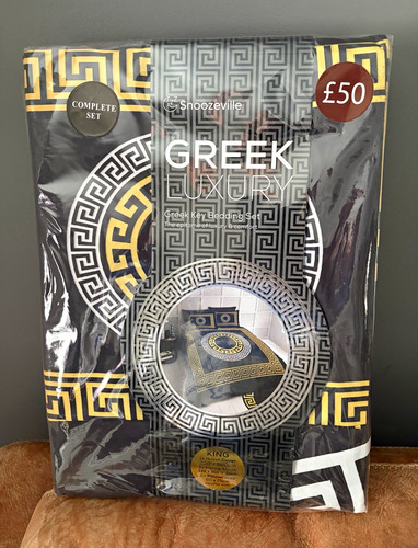 Snoozeville greek key king - greek,